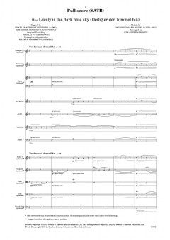 Lovely is the dark blue sky (from Nordic Christmas) (Full score & parts)